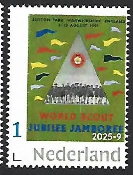 Netherlands 2025-9 World Scouting Jamboree: Sutton Great Britain 1957 MNH