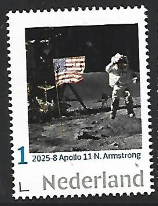 Nederland 2025-8 Ruimtevaart Space: Apollo 11 N. Armstrong postfris/mnh