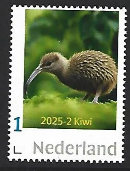 Nederland 2025-2 Nature: Kiwi stamp sheetlet 10 stamps postfris/mnh