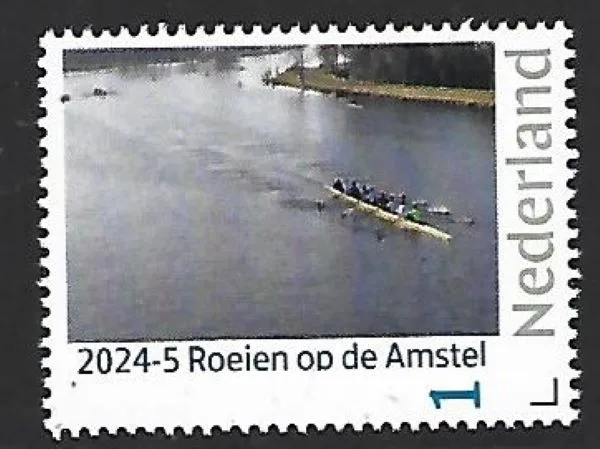 Pays-Bas 2024-5 Aviron Aviron : sur l'Amstel on river Amstel Amsterdam neuf/mnh