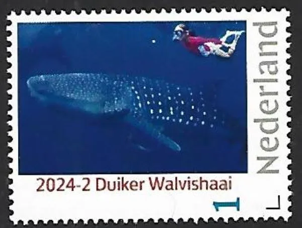 Netherlands 2024-2 Diver Whale-shark MNH
