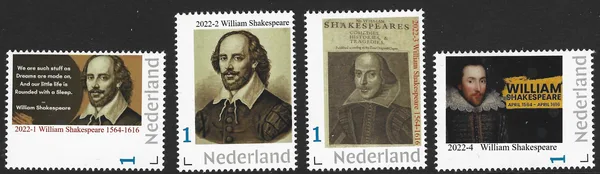 Netherlands 2022 - William Shakespeare Annual Set - MNH