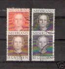 535-537 Koningin Juliana 'en face' hoge waarden 1949-1951 gestempeld