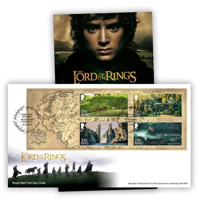 Großbritannien 2026 JRR Tolkien Herr der Ringe FDC m/s mnh