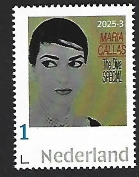 Nederland 2025-3 Maria Callas: the diva special postfris/mnh