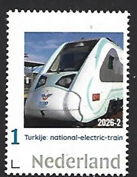 Nederland 2026-2 Trein Train: Turkey National electric train