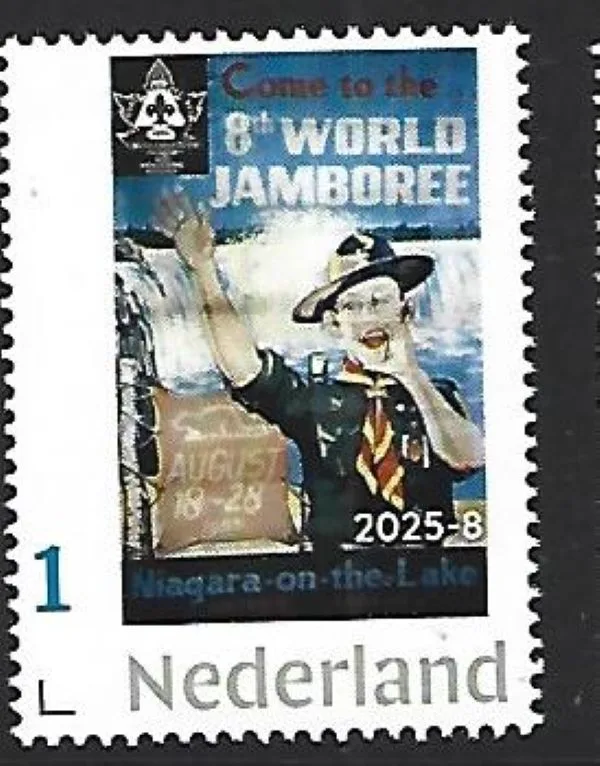 Nederland 2025-8 Padvinderij: 8th World Jamboree Niagara Canada postfris/mnh