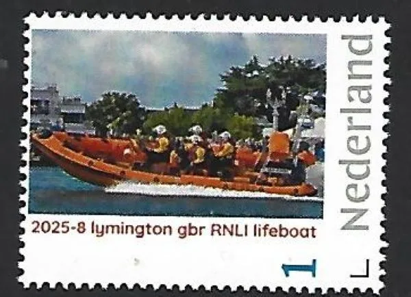 Netherlands 2025-8 Lifeboat: Lymington Gbr RNLI MNH