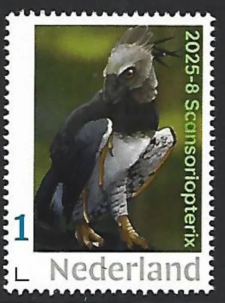 Netherlands 2025-8 Prehistory: Scansoriopteryx MNH
