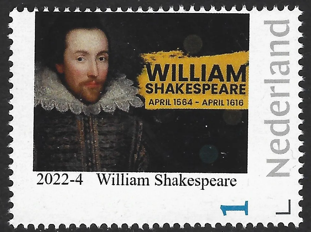 Niederlande 2022-4 William Shakespeare 'To be or not to be' postfrisch/mnh