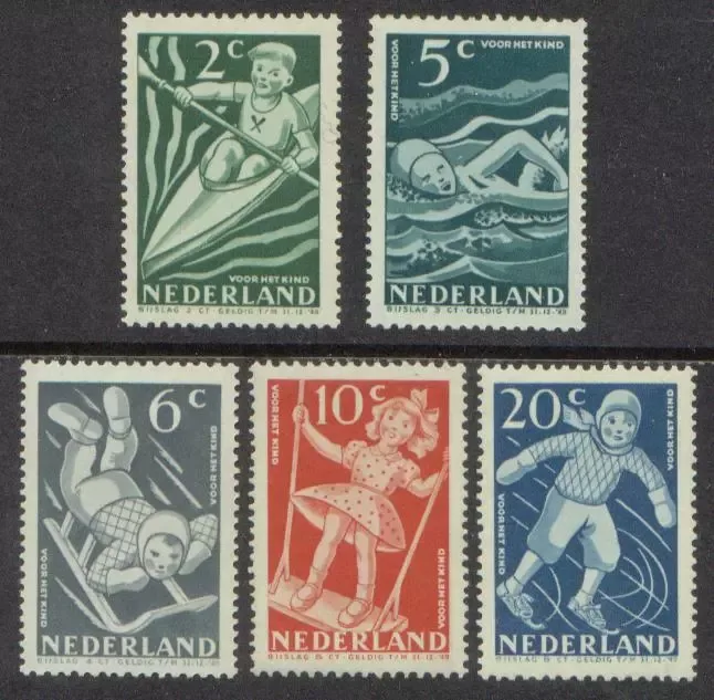 Nederland 508-512 Kinderzegels 1948 postfris/mnh