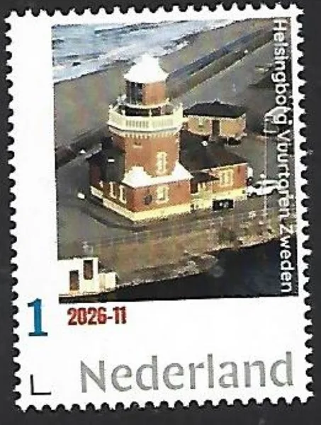 Nederland 2026-11 Vuurtoren Lighthouse: Helsingborg Fyr Sweden postfris/mnh