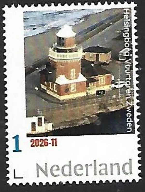 Netherlands 2026-11 Lighthouse: Helsingborg Fyr Sweden MNH