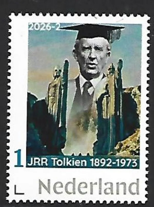 Nederland 2026-2 JRR Tolkien Auteur Author Lord of de Rings postfris/mnh