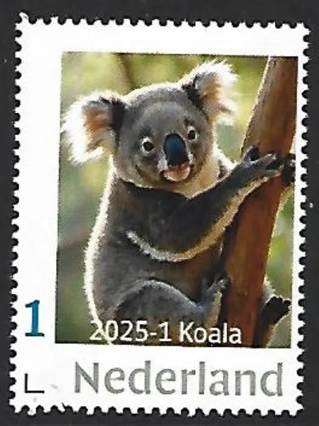 Nederland 2025-1 Nature: Koala postfris/mnh