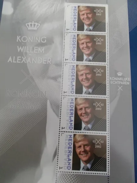 Netherlands 2013 Royal Couples 1/royal couples King Willem Alexander sheet MNH