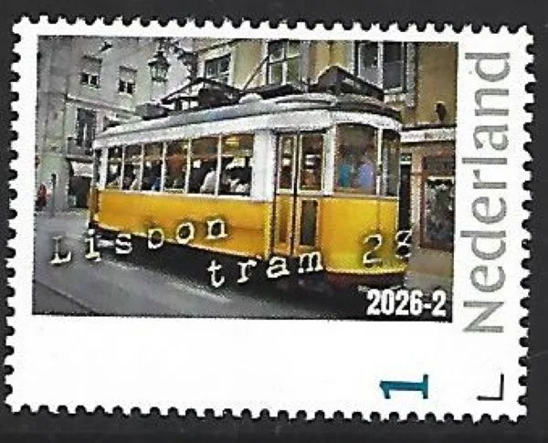 Netherlands 2026-2 Tram: Lisbon Portugal tram 28 MNH