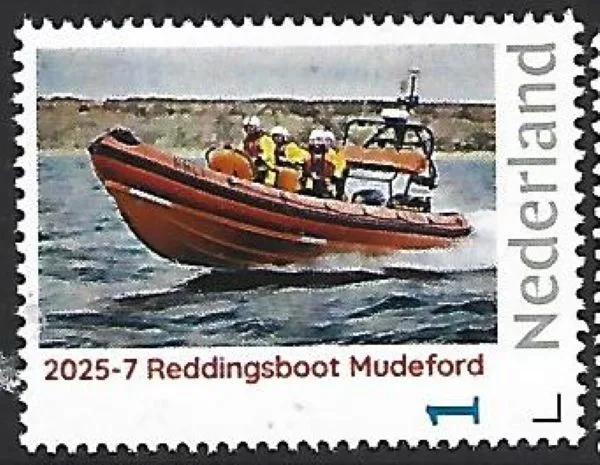 Nederland 2025-7a reddingsboot Lifeboat: Mudeford Christchurch Gbr. postfris/mnh