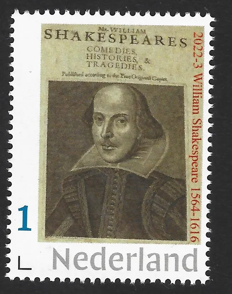 Netherlands 2022-3 William Shakespeare MNH