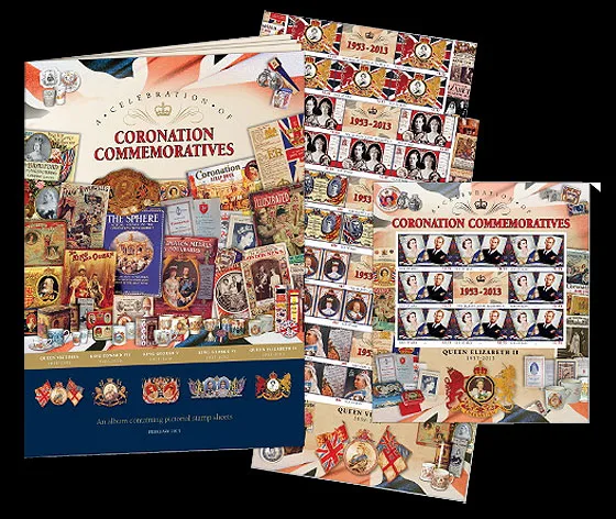Isle of Man 2013 60 Jahre Krönung Königin Elisabeth Spezial-Kleinbogensammlung in Mappe postfrisch/mnh