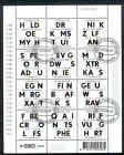 Netherlands V2623-2634 read along, 100 years Braille sheet/sheetlet 2009 used