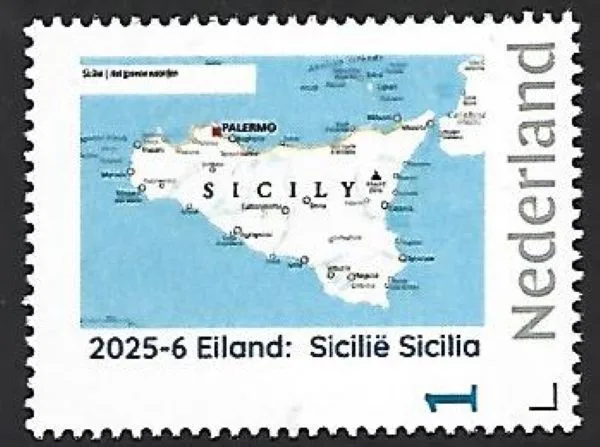 Nederloand 2025-6a Eiland Island: Sicilië Italië postfris/mnh