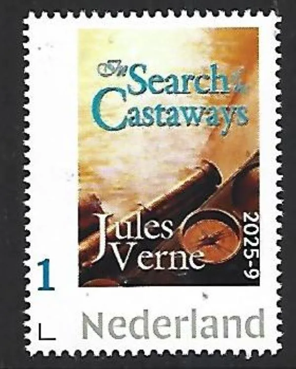 Netherlands 2025-9 Jules Verne: search of the castaways MNH