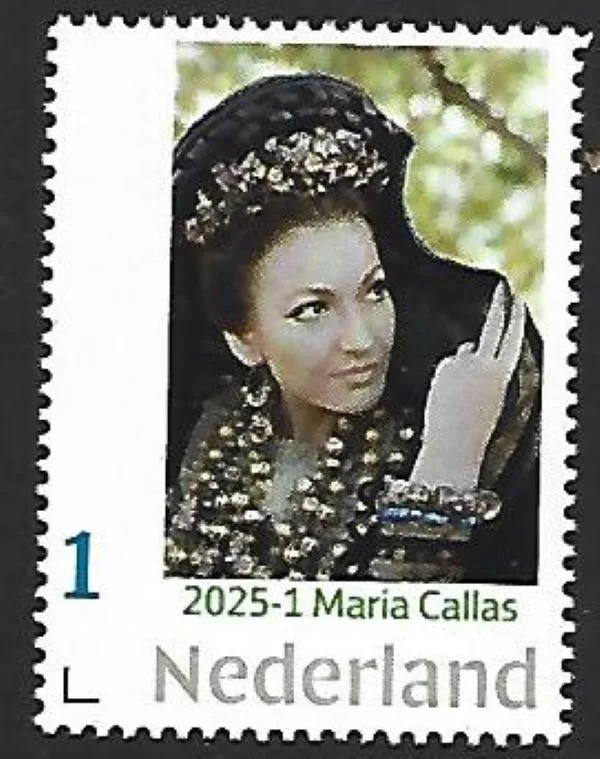 Nederland 2025-1 Maria Callas postfris/mnh