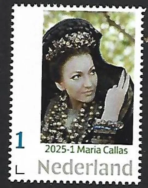 Netherlands 2025-1 Maria Callas MNH