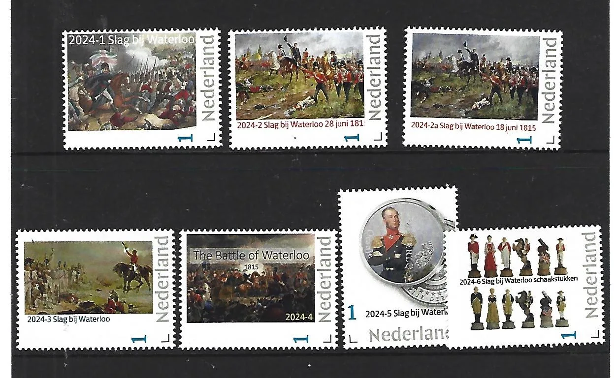 Nederland 2024 Battle of Waterloo complete yearset !! postfris/mnh