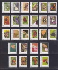 Pays-Bas 2013 Papillons série complète de 62 timbres neufs