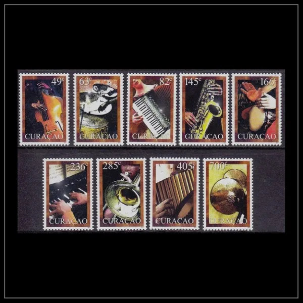 Curacao 19-27 muziekinstrumenten 2011 postfris-mnh