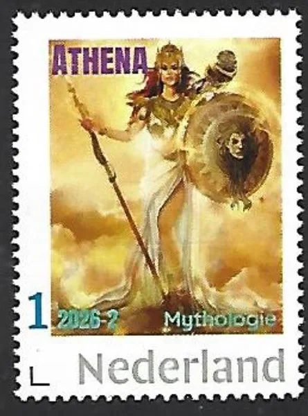 Nederland 2026-2 Mythologie Mythology: Athena Greek godess postfris/mnh