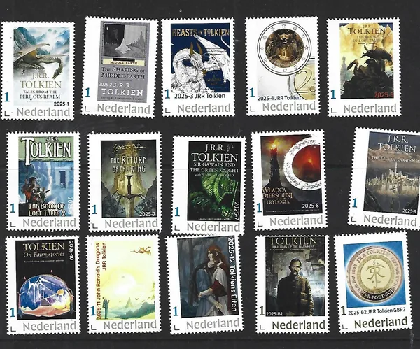 2025 JRR Tolkien yearset 2025 MNH