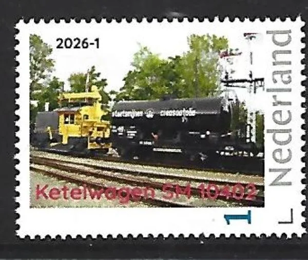 Netherlands 2026-1 Train: Tank Car SM 10402 MNH