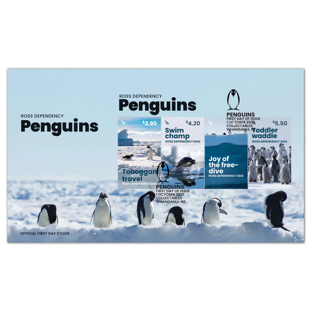 Ross Dependency 2025 Pinguins Penguins m/s FDC