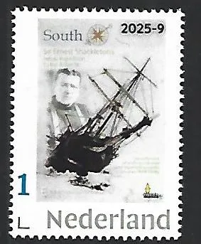 Netherlands 2025-9 Antarctica: Ernest Shackleton MNH