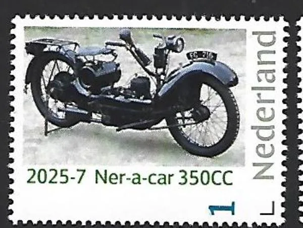 Netherlands 2025-7 Motorcycle: Ner-a-car 350cc MNH