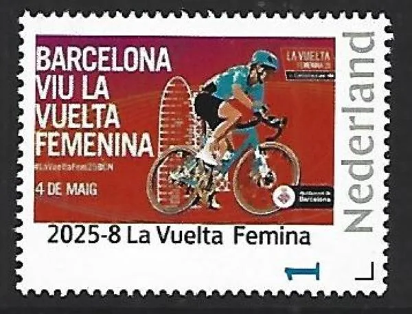 Nederland 2025-8 Wielrennen Cycling: La Vuelta Femina stamp postfris/mnh
