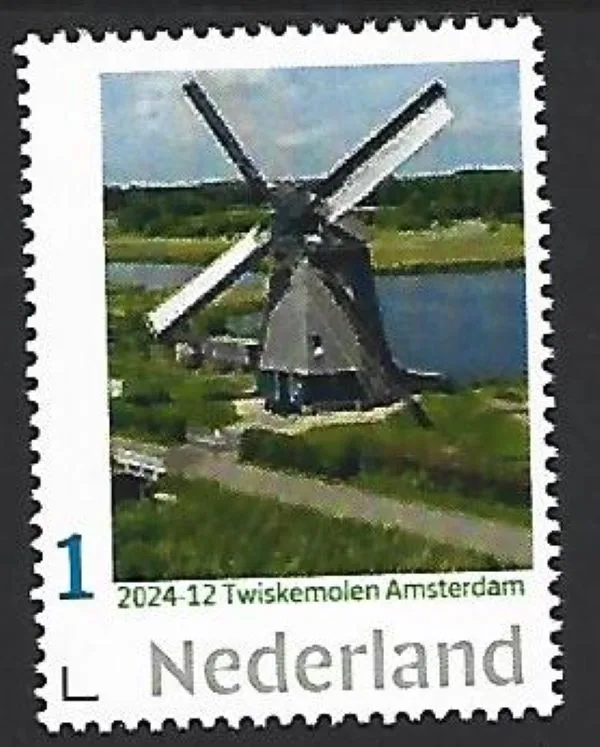 Niederlande 2024-12 Mühle Windmill: Twiskemolen Amsterdam postfrisch/mnh