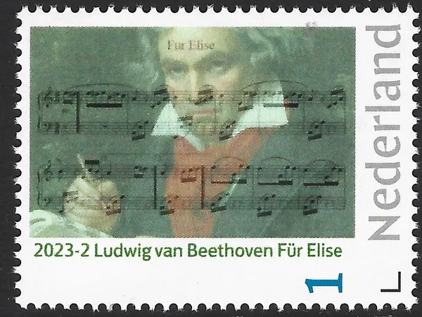 Netherlands 2023-2 Ludwig van Beethoven für Elise MNH
