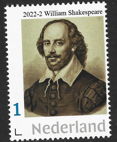 Netherlands 2022-2 William Shakespeare MNH