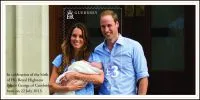 Guernsey 2013 birth Prince George of Cambridge block MNH available