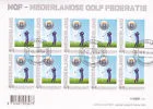 Nederland 2635 Persoonlijke postzegel, Golfsport vel/sheetlet 2009 gestempeld V2635