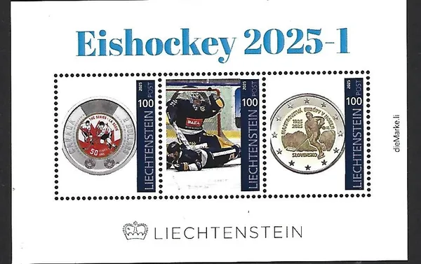 Liechtenstein 2025-1 Eishockey Ice hockey IJshockey m/s postfris/mnh
