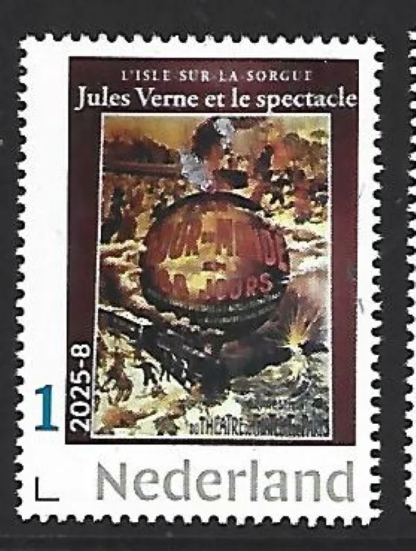 Nederland 2025-8 Jules Verne: Le Spectacle tour du Monde postfris/mnh