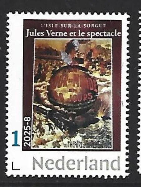 Netherlands 2025-8 Jules Verne: Le Spectacle tour du Monde MNH
