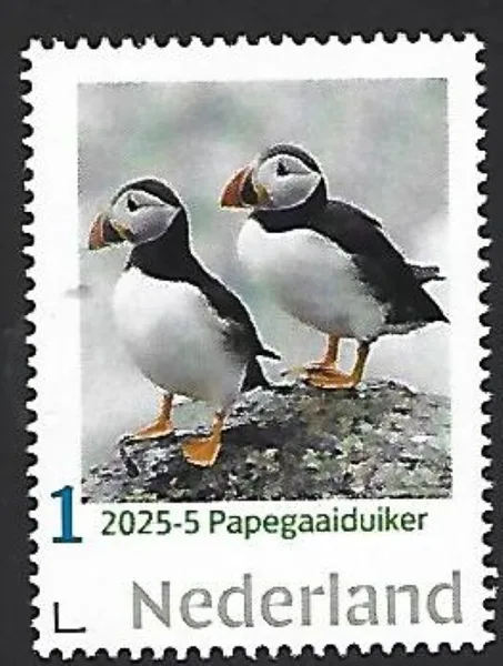 Nederland 2025-5 Papegaaiduiker Puffins Papegeitaucher postfris/mnh