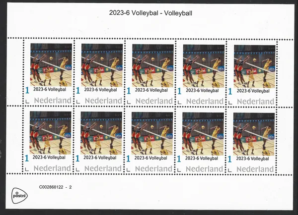 Netherlands 2023-6 Volleyball sheet MNH