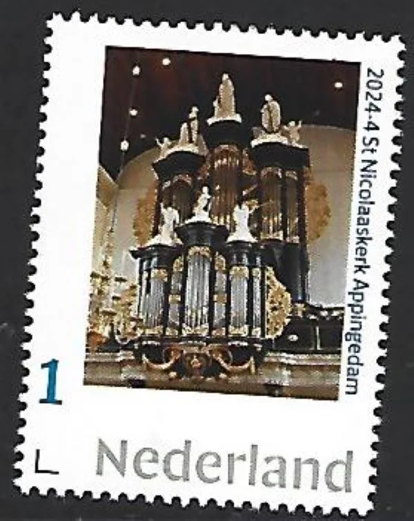Pays-Bas 2024-4 Orgue Organ: Zwier van Dijk Appingedam neuf/mnh